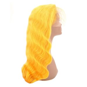 Yellow-flame-front-lace-wig